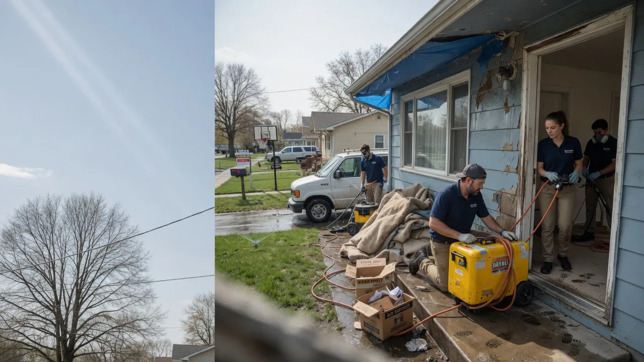 Basement Flood Cleanup in Springerton, IL near me